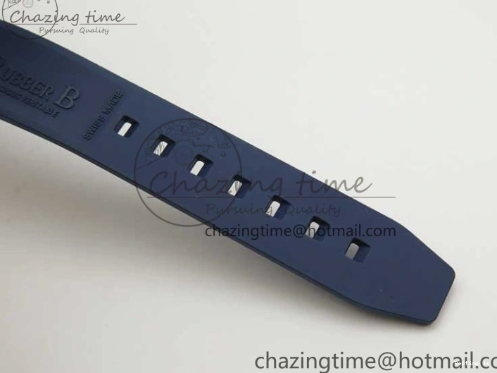 0104 Submariner 40mm White Ceramic 5GF Best Edition Dark Blue Dial on Blue Rubber Strap SA DailyWear 2486